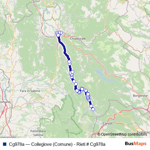 Cg978a bus Line Map
