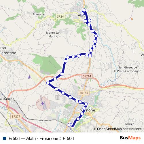 Fr50d bus Line Map