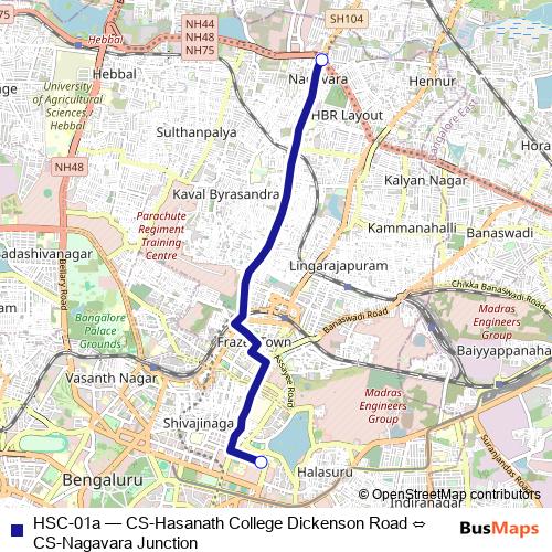HSC-01a bus Line Map