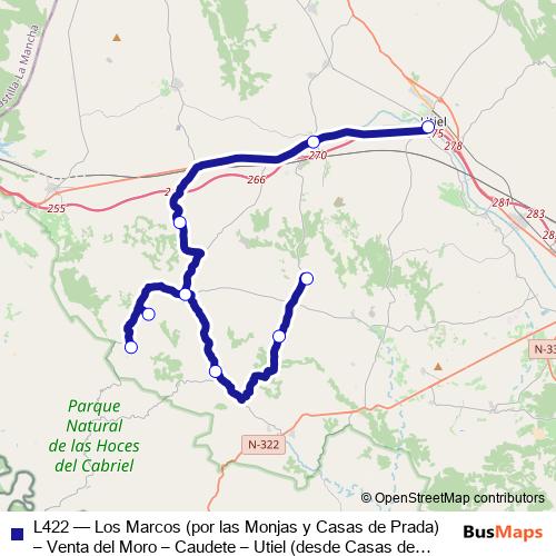 L422 bus Line Map