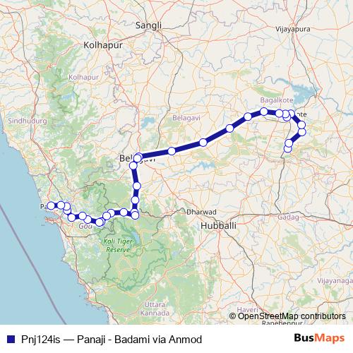 Pnj124is bus Line Map