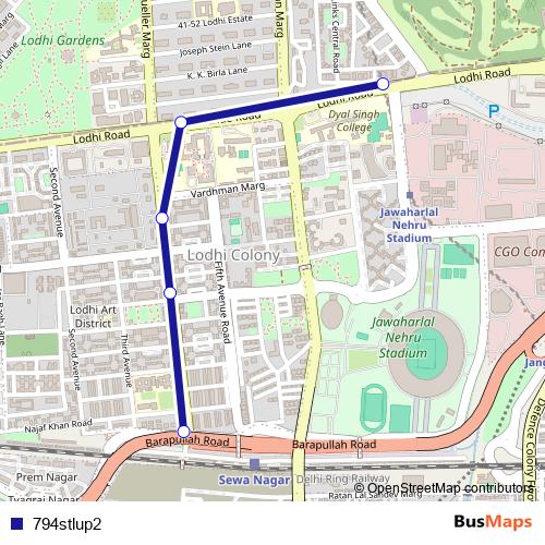 794stlup2 bus Line Map