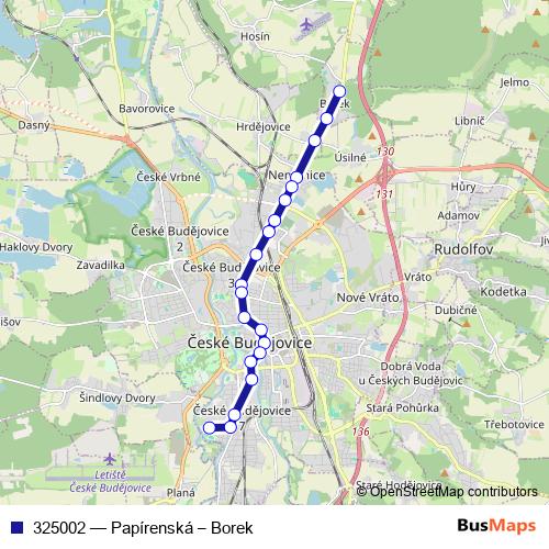 325002 trolleybus Line Map