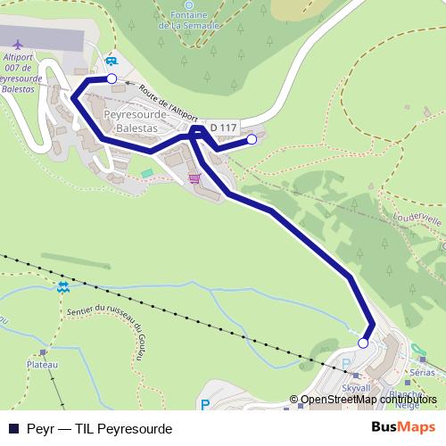 Peyr bus Line Map