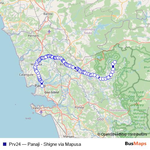 Prv24 bus Line Map