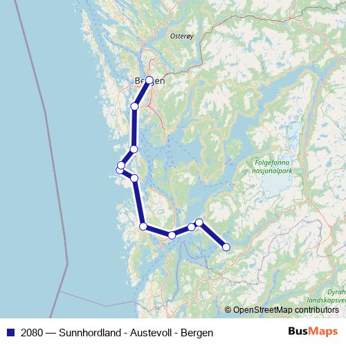 2080 ferry Line Map