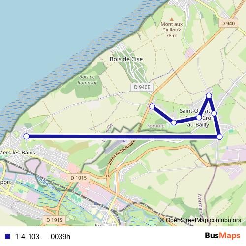 1-4-103 bus Line Map