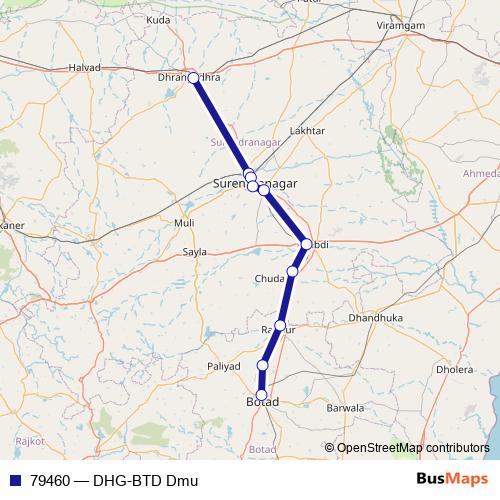 79460 rail Line Map