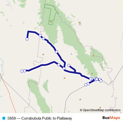 S659 bus Line Map