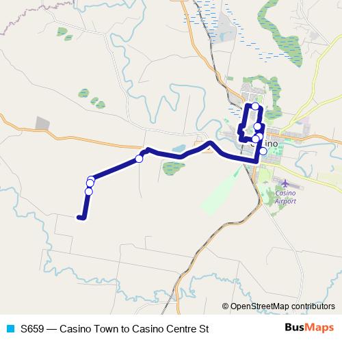 S659 bus Line Map