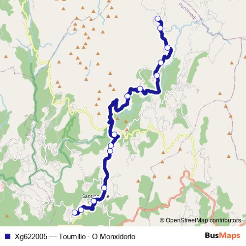 Xg622005 bus Line Map