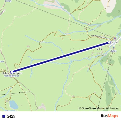 2425 cable-car Line Map