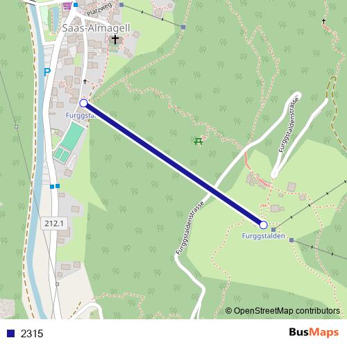 2315 cable-car Line Map