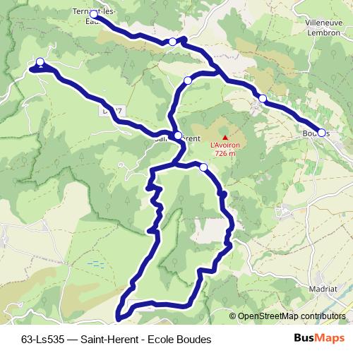 63-Ls535 bus Line Map