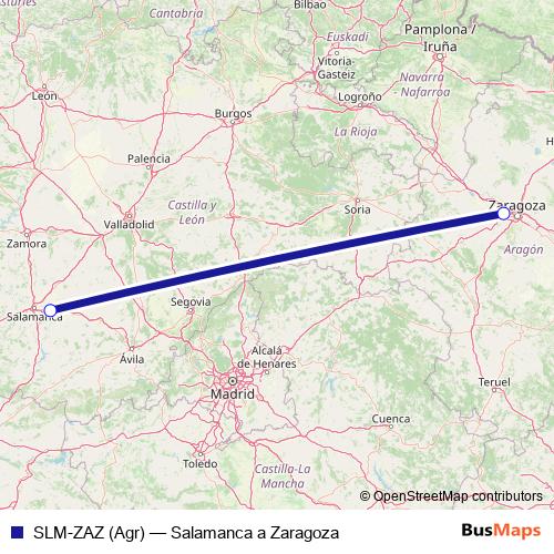 SLM-ZAZ (Agr) air Line Map