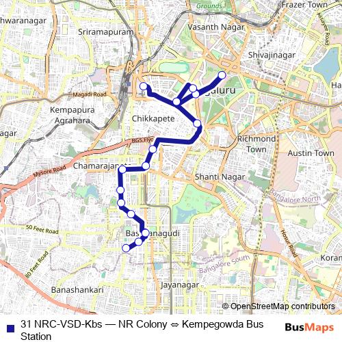 31 NRC-VSD-Kbs bus Line Map