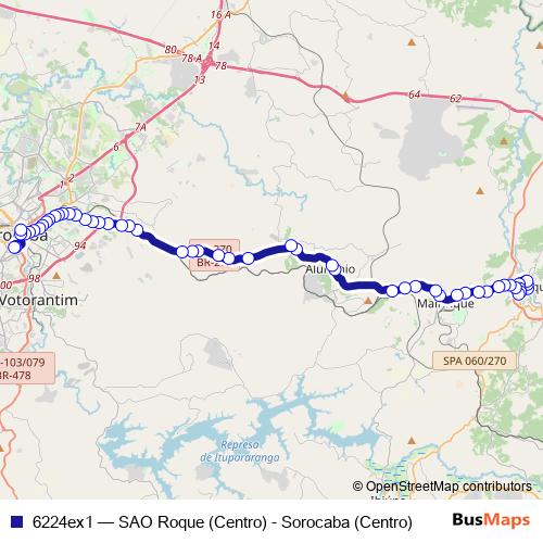 6224ex1 bus Line Map