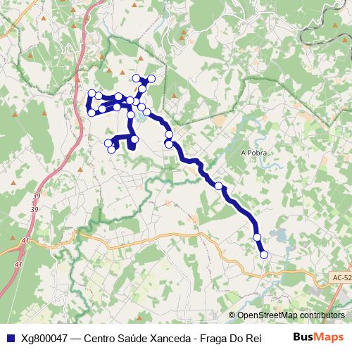 Xg800047 bus Line Map