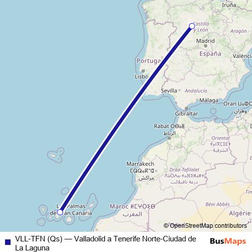 VLL-TFN (Qs) air Line Map