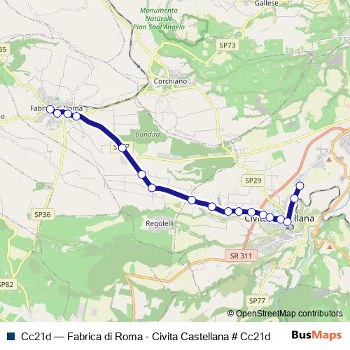 Cc21d bus Line Map