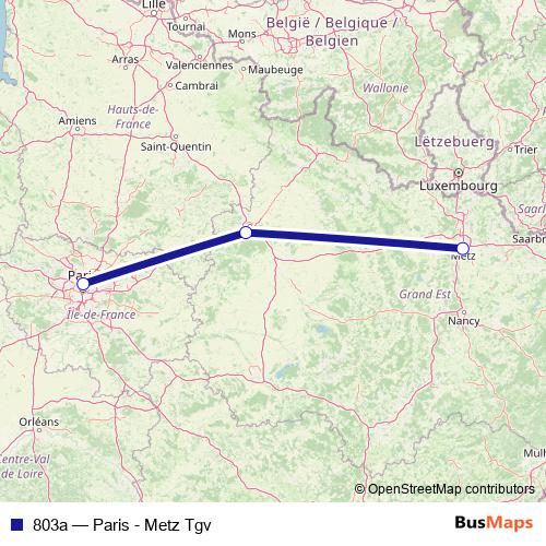 803a rail Line Map