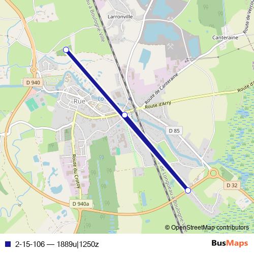 2-15-106 bus Line Map