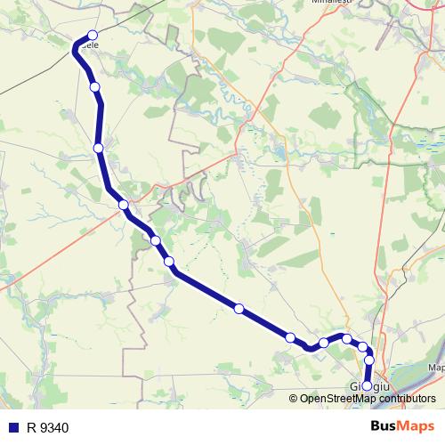 R 9340 rail Line Map