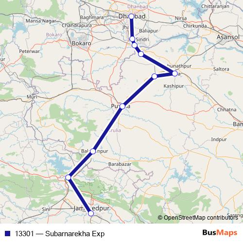 13301 rail Line Map
