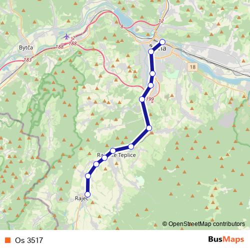 Os 3517 rail Line Map