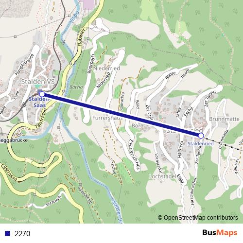2270 cable-car Line Map