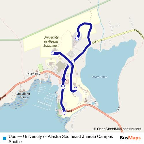 Uas bus Line Map