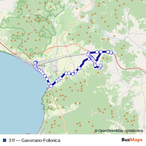 31f bus Line Map