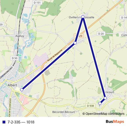 7-2-335 bus Line Map