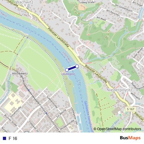 F 16 ferry Line Map