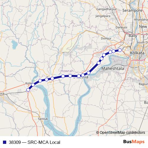 38309 rail Line Map
