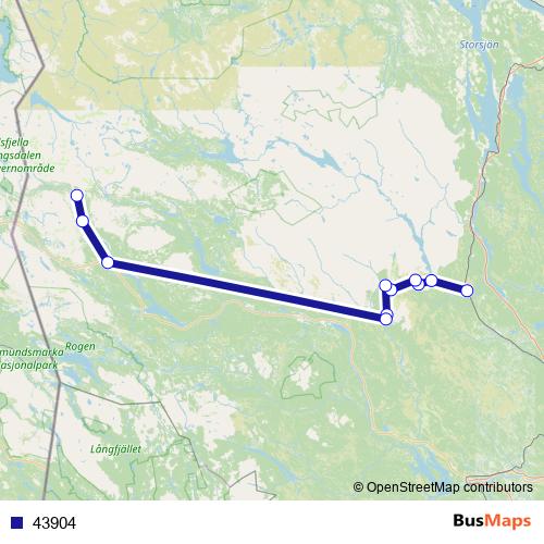 43904 bus Line Map