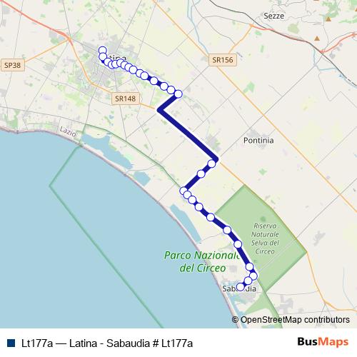 Lt177a bus Line Map