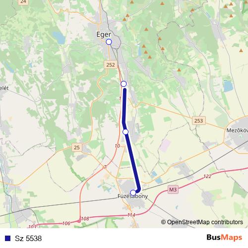 Sz 5538 rail Line Map