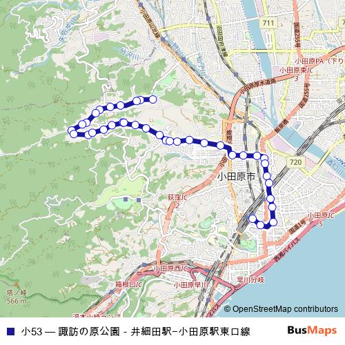 小53 bus Line Map
