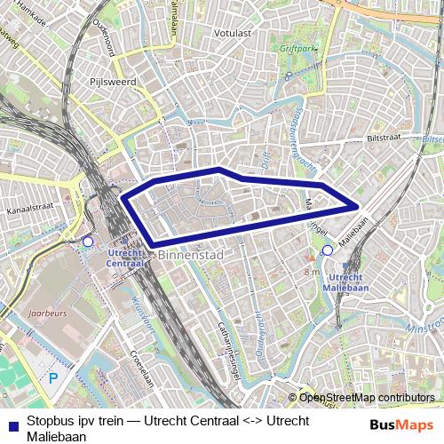 Stopbus ipv trein bus Line Map