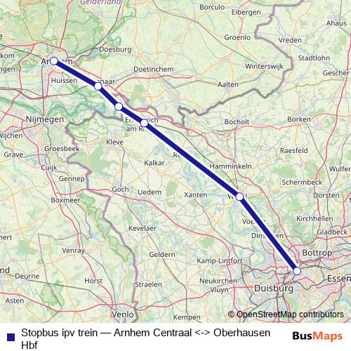 Stopbus ipv trein bus Line Map