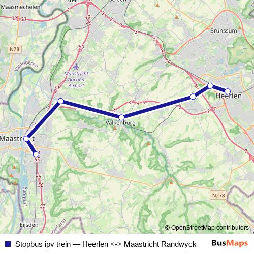 Stopbus ipv trein bus Line Map