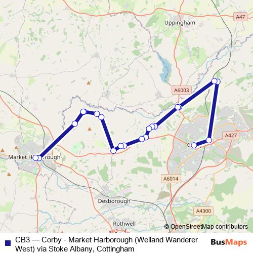 CB3 bus Line Map