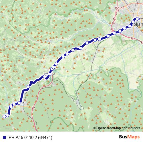 PR A15 0110 2 (64471) bus Line Map