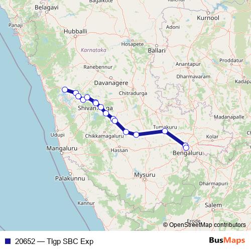 20652 rail Line Map