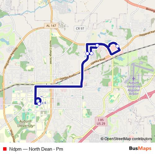 Ndpm bus Line Map