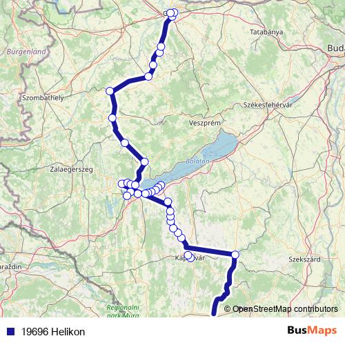 19696 Helikon rail Line Map
