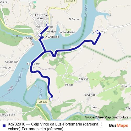 Xg732016 bus Line Map