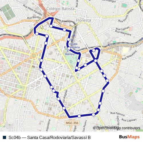 Sc04b bus Line Map