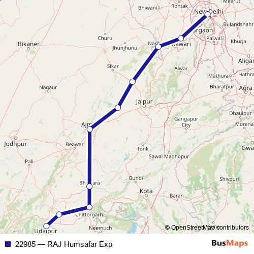 22985 rail Line Map
